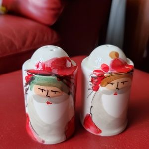 Vietri solt and pepper shaker.